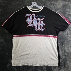 Rock Revival Darien Black and White Graphic T-Shirt Mens XXL